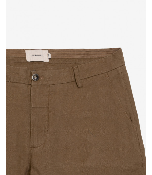 Chinos shors in linen