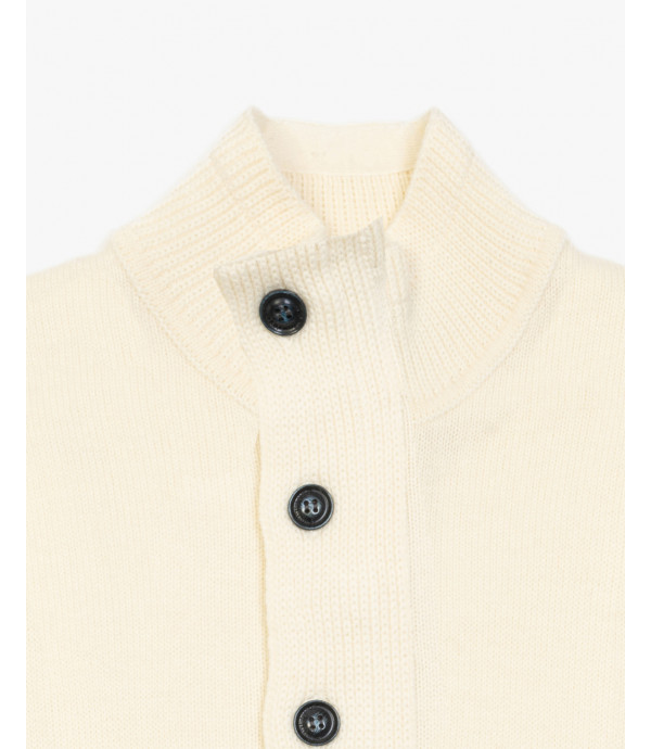 Button closure cardigan