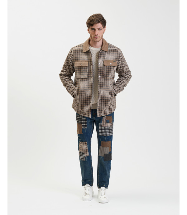 Checked overshirt