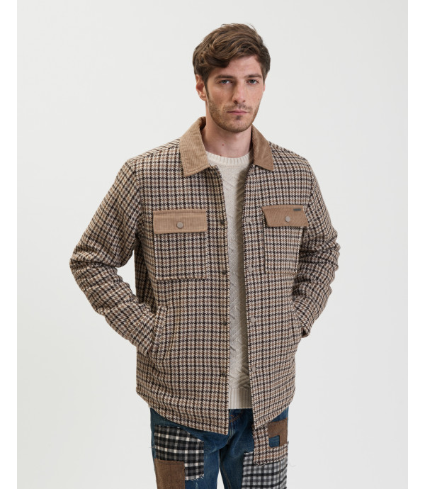 Checked overshirt