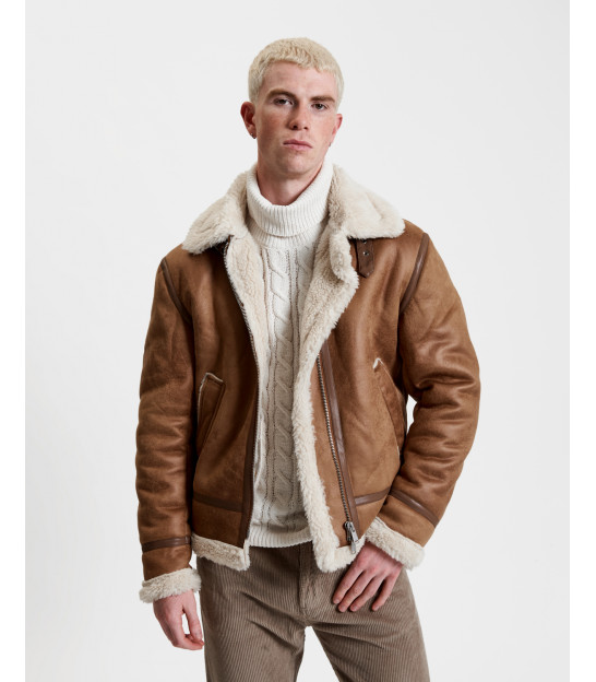 Faux shearling jacket Gianni Lupo