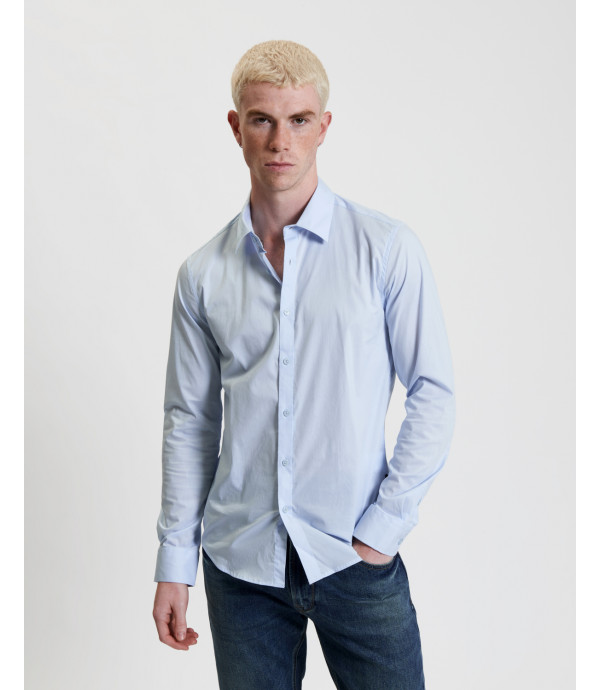 Stretch cotton shirt