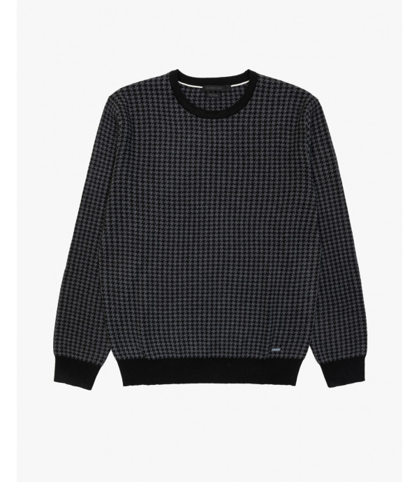 Houndstooth pullover