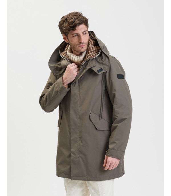 Parka waterproof con doppia imbottitura removibile