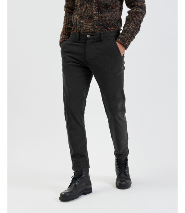 Cord slim fit trousers