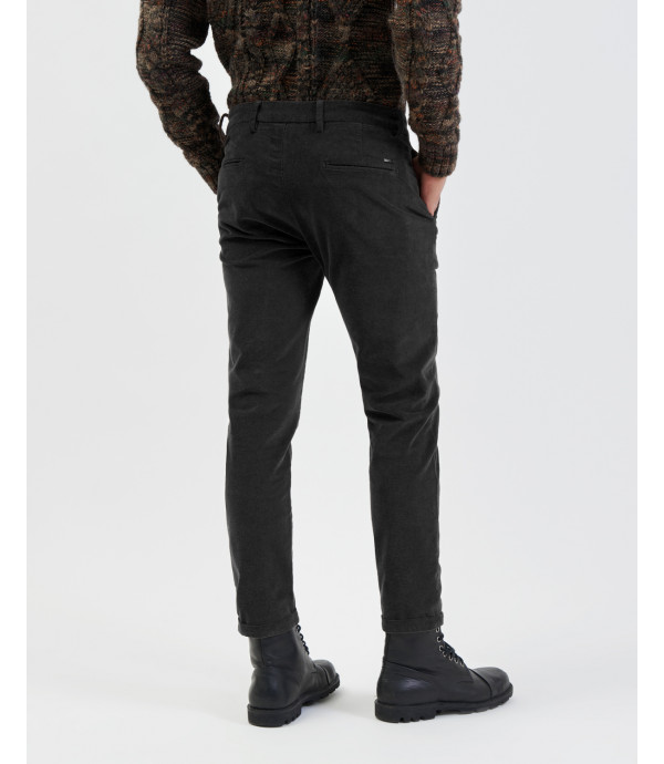 Cord slim fit trousers