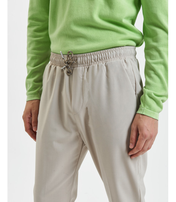 Comfort fit drawstring trousers