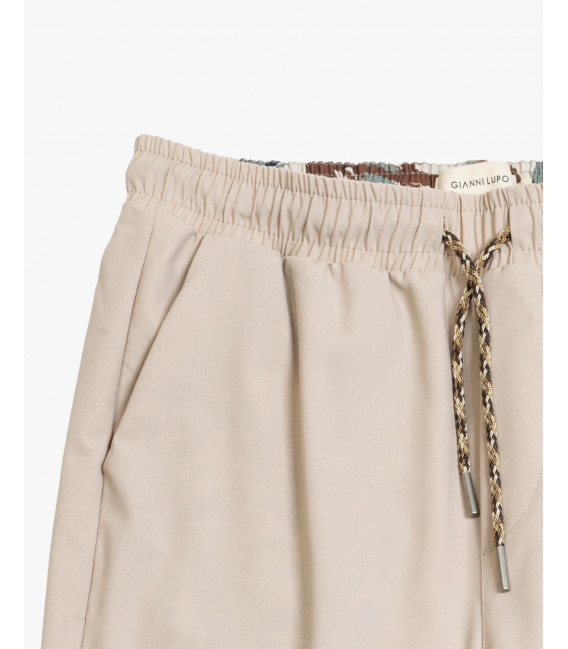 Comfort fit drawstring trousers