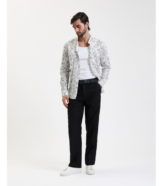 Pantaloni wide leg relaxed fit