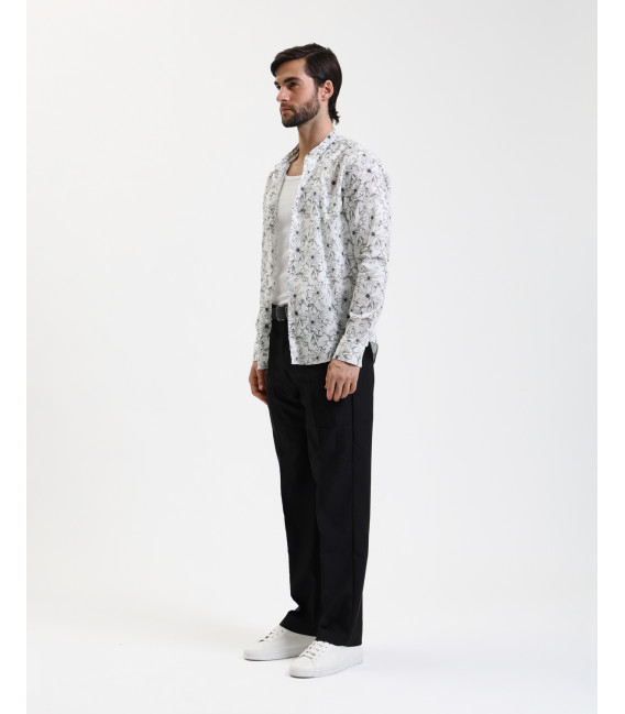 Pantaloni wide leg relaxed fit