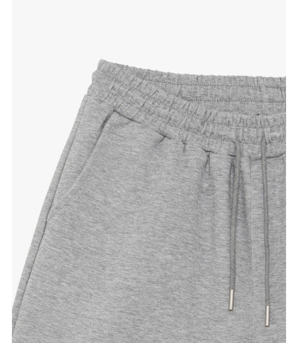 Embroidered logo jogger shorts