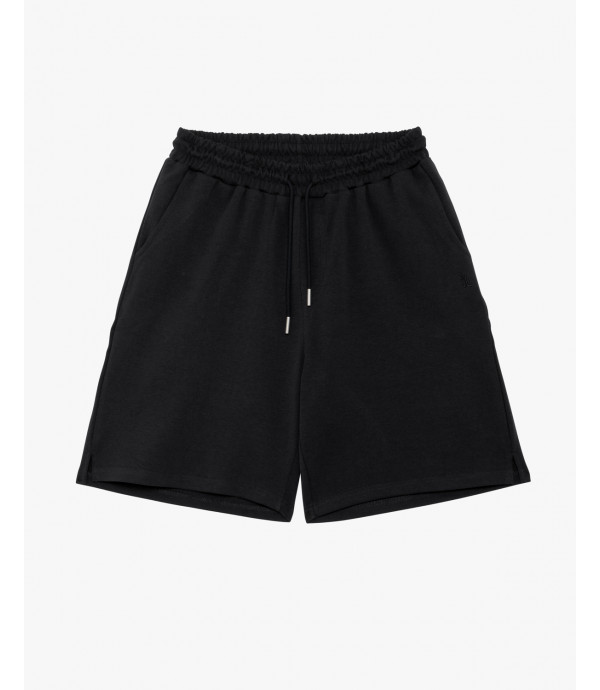 Embroidered logo jogger shorts