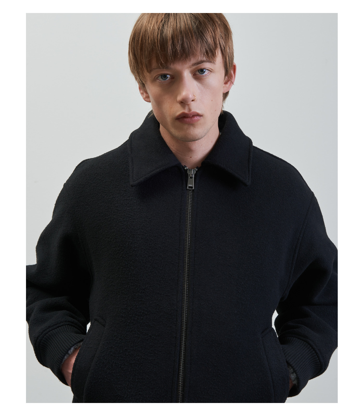 Boiled shop wool bomber