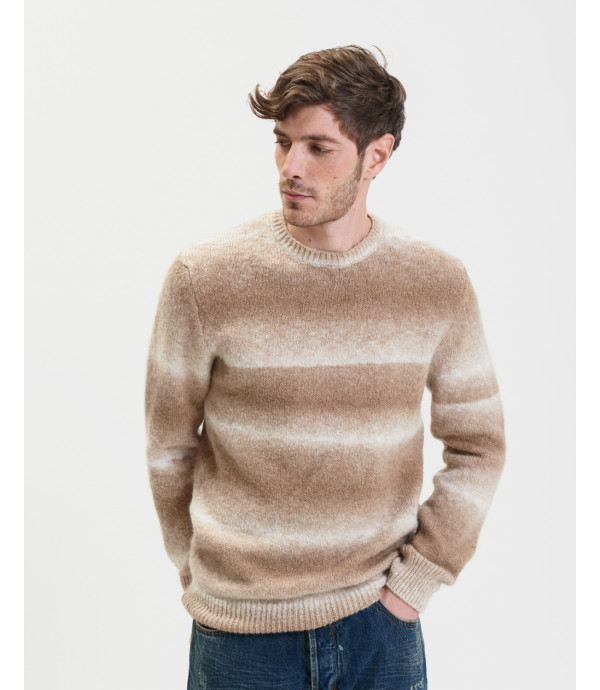 Gradient effect sweater