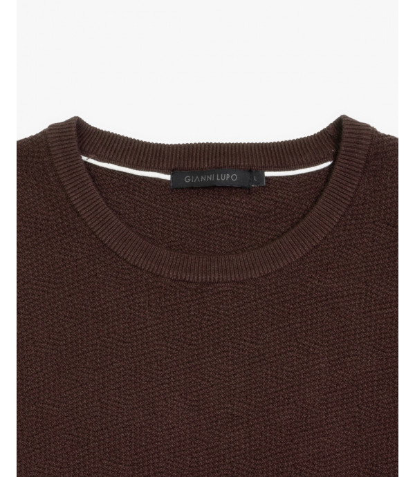 Textured pullover