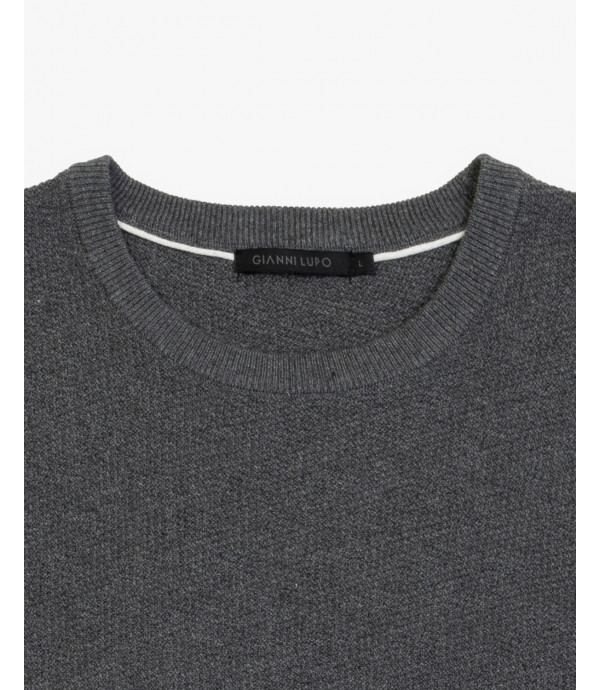 Textured pullover